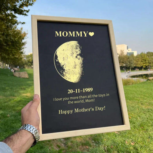 Mother's Day - Personalized Moon Art Frame